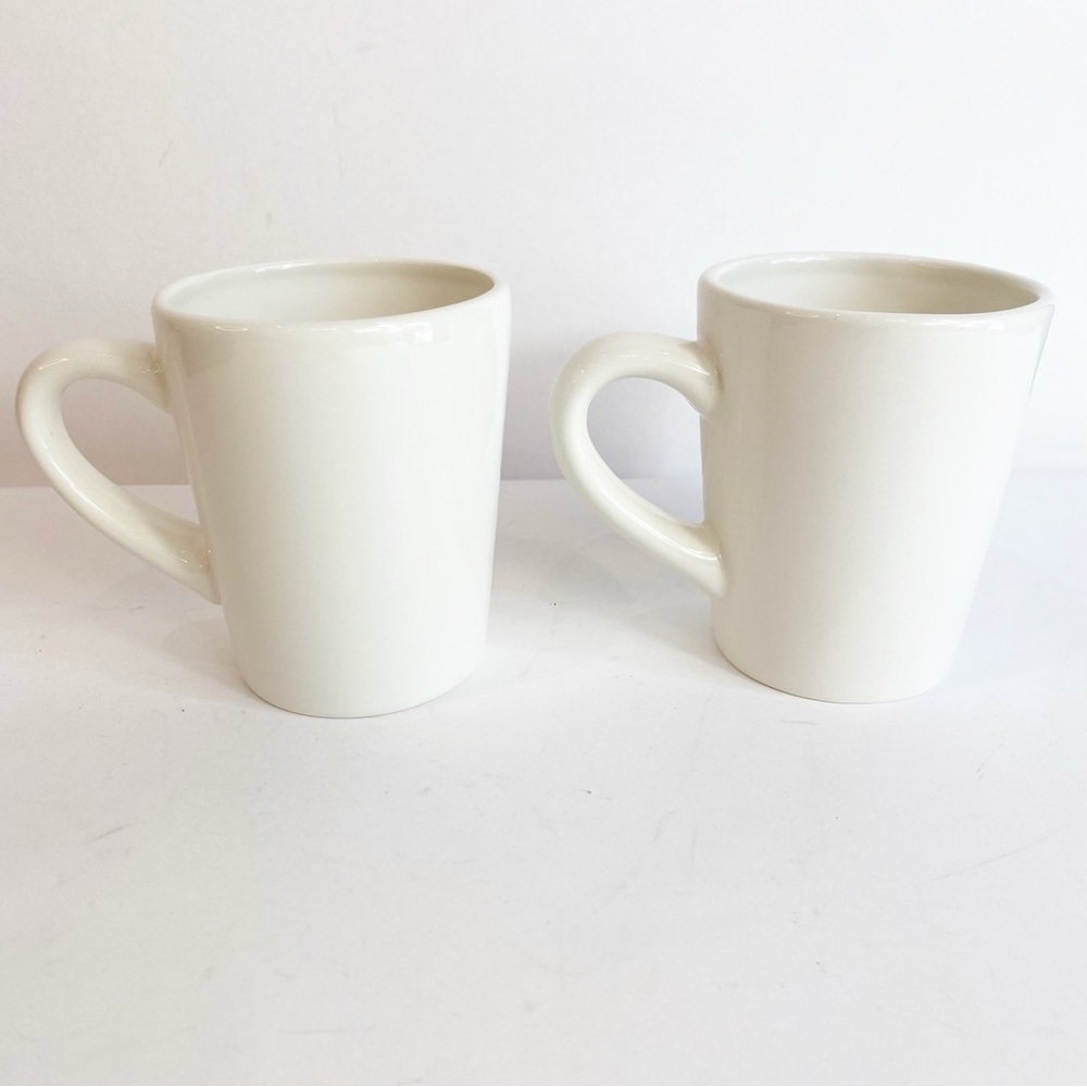Retired Williams Sonoma Snowman Skiing Mugs~Set of 2 Christmas Winter Holiday - Picture 3 of 10